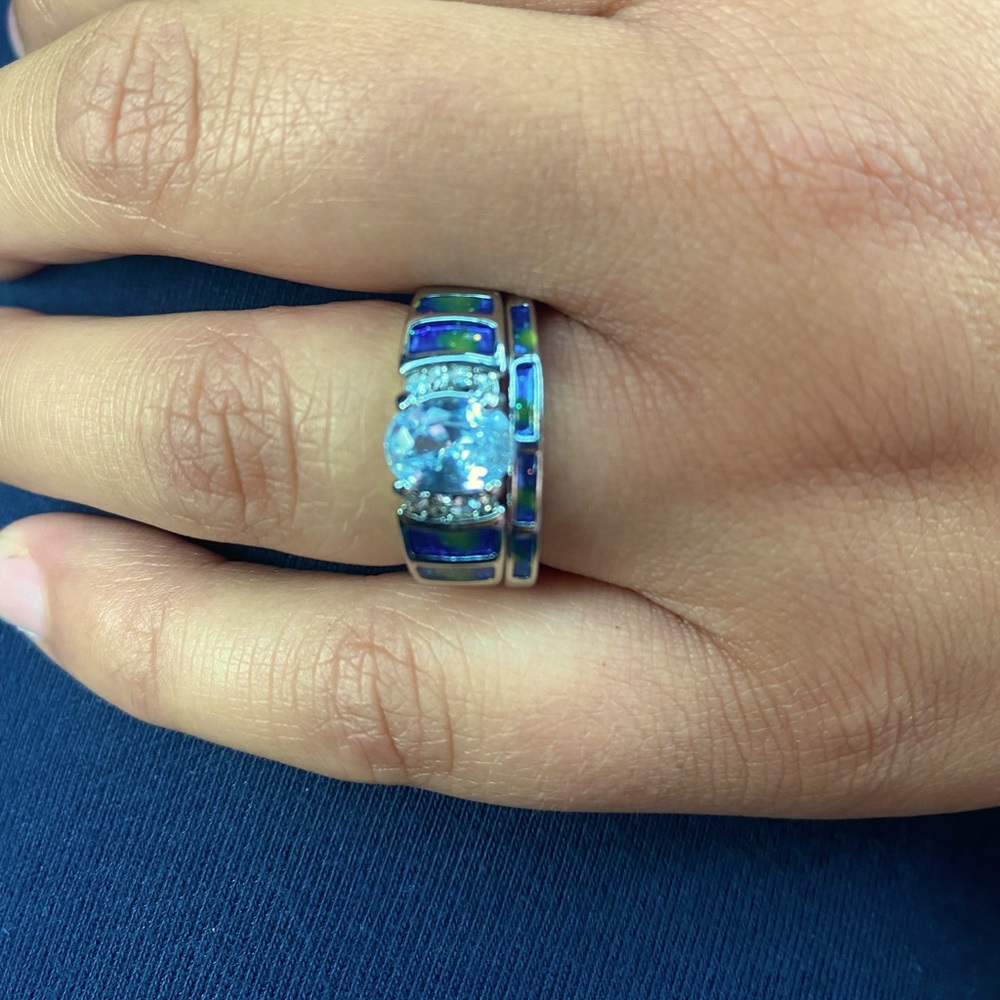 Gorgeous fashion wedding ring set